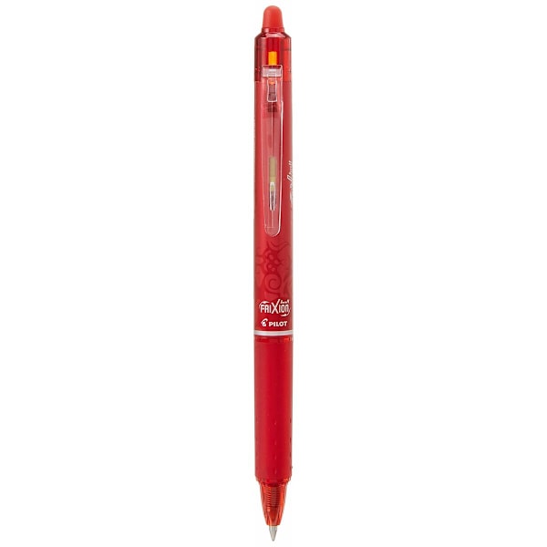 Penna Pilot Frixion Clicker Suddbart bläck Röd 0,4 mm 12 antal