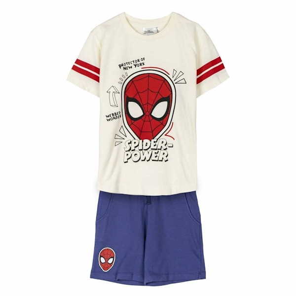 Set av kläder Spider-Man Blå Beige 7 år