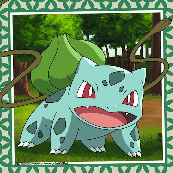 Set 3 pussel Pokémon Ravensburger 05586 Bulbasaur, Charmander &