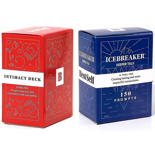 st Icebreaker Deeper Talk Game Date Cards Intimacy[fw]-X46-