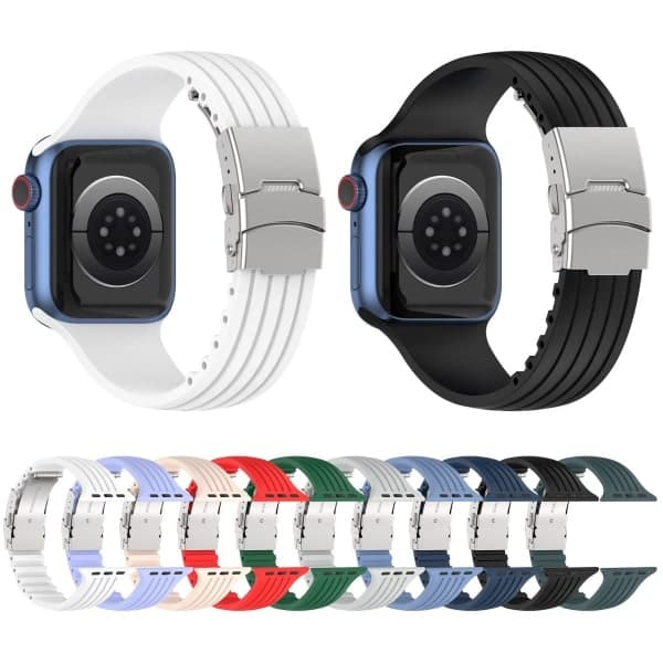 Urrem til Apple Watch 7 SE 6 5 4 3 2 sort 38/40/41MM-38/40/41MM sort 38/40/41MM-38/40/41MM