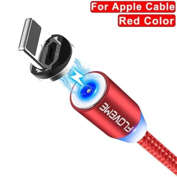 kpl 2m iPhone magneettilaturi punainen
