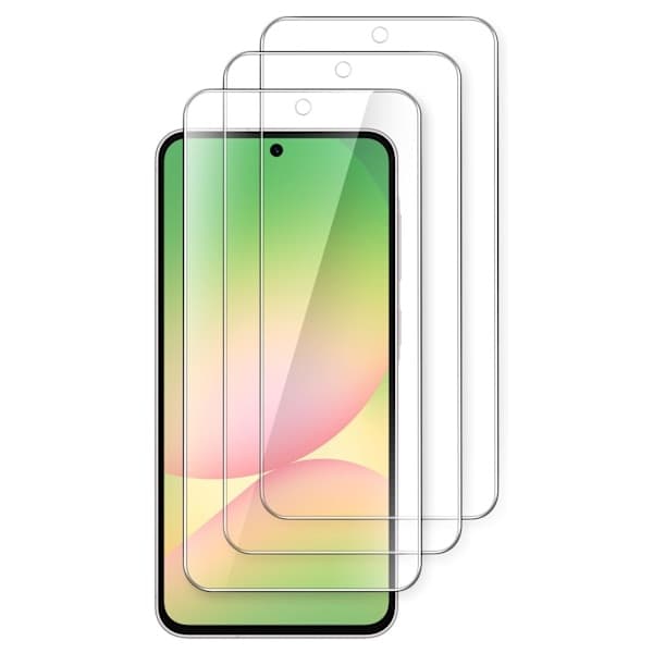 3-pakkaus Samsung A57 Premium karkaistu lasinen näytönsuoja
