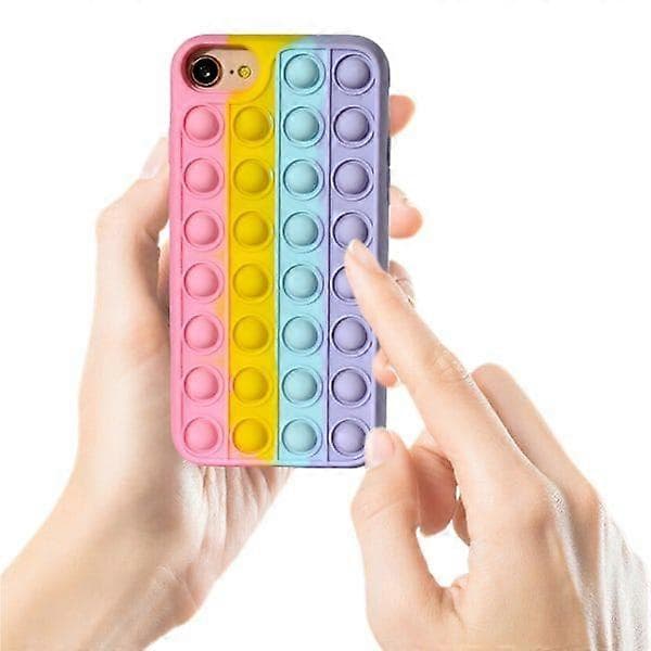 iPhone 6s/7/8/SE - Pop It Fidget Skal / Mobilskal multicolor