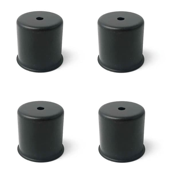 Metall lysestaker - Lyskopper for lamper eller DIY lysfremstilling, svart