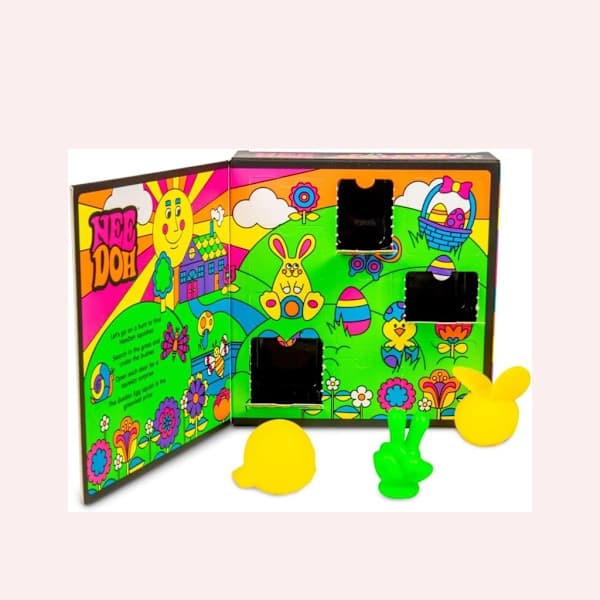 NeeDoh Golden Egg Treasure Hunt — Børns påske-fidget spinner legetøj blind boks