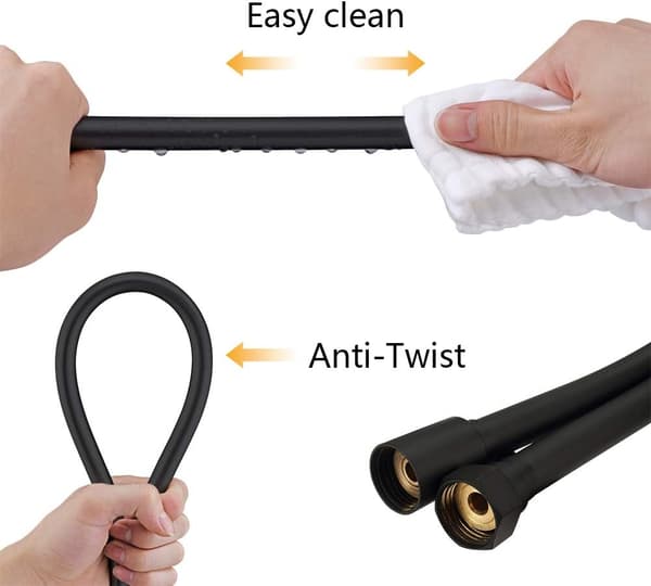 Flexibel Duschslang, Anti-Twist 1,5 M, PVC