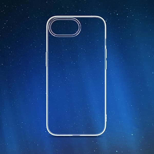 Stødsikkert TPU gennemsigtigt telefoncover til iPhone 16e - Hurtig levering