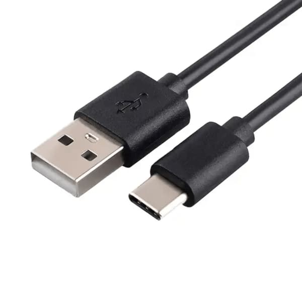 Samsung S20 ULTRA Lader USB-A til USB-C - Hurtiglader 1M - Svart black
