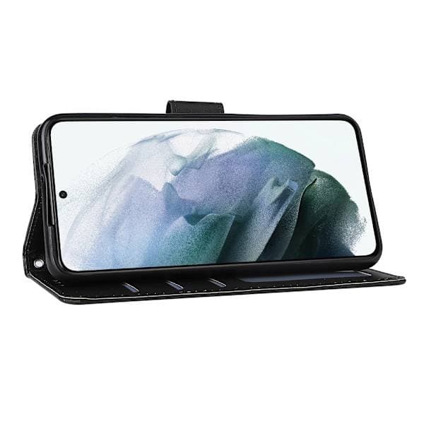 Samsung S22 lompakkokotelo, 3 väriä, musta black