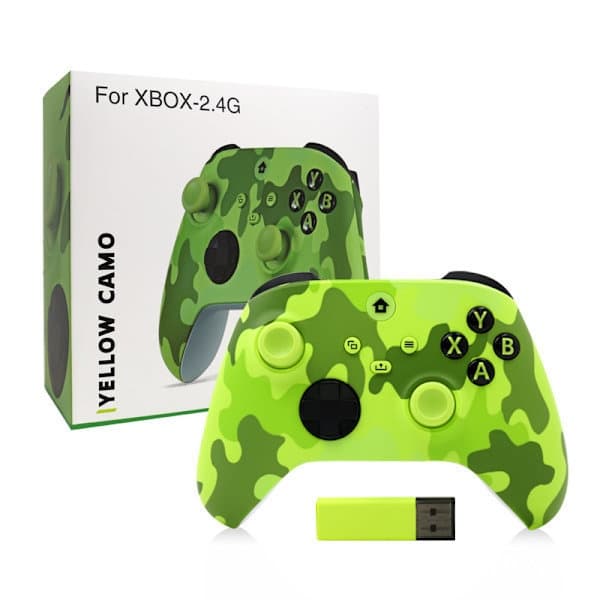 Trådløs Game Controller Adapter til Xbox One & Xbox Series X/S Camouflage Blå Camouflage Blå Camouflage Blå Camouflage Blå Camouflage Blue