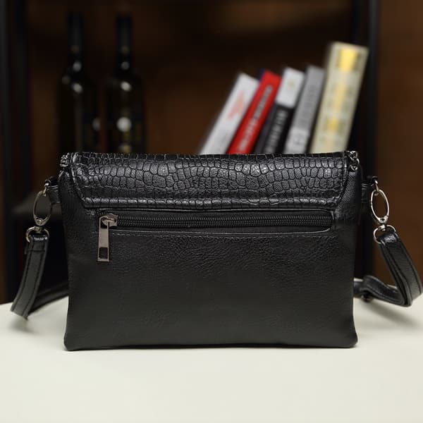 sort (ca. 26*5*18cm) skuldertaske designer tasker kendte mærke dametasker håndtasker crossbody tasker til kvinder aftentasker damer pu
