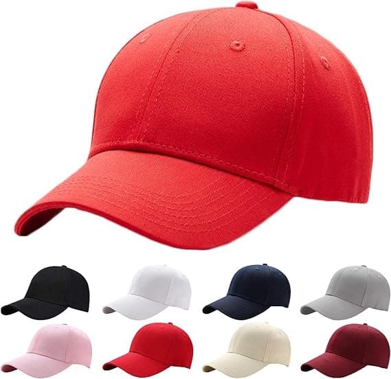 Baseballcaps for menn og kvinner Scarlet