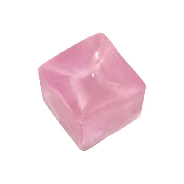 Mini iscrem anti-stress terning klemme simulationslegetøj. lyserød en størrelse pink onesize