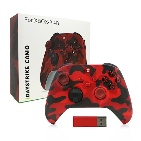 Trådløs Game Controller Adapter til Xbox One & Xbox Series X/S Blå Blå Blå Blå Blue
