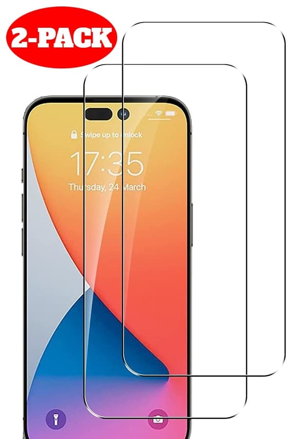 [2-PACK] iPhone 16 Skärmskydd i Härdat Glas 50