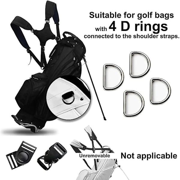Bärbar golf axelrem Golfbag rem Kompatibel axelrem