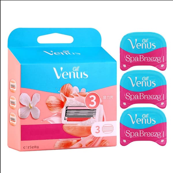 Passer til Gillette VENUS Damebarberhøvel, 3-lags manuelle erstatningsblader for underarmshår (3 stk)
