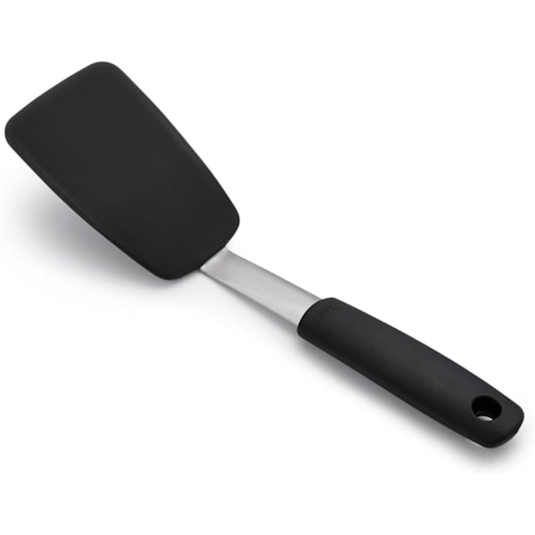 Fleksibel stekespade i silikon, svart