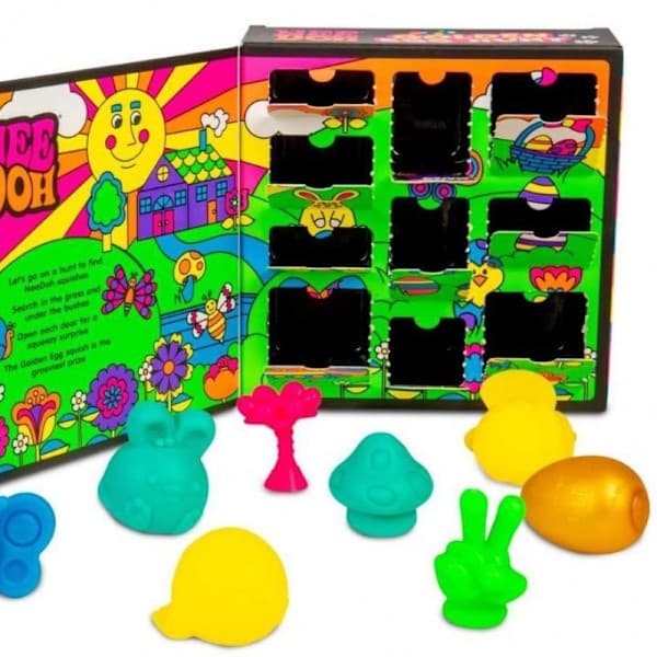 NeeDoh Golden Egg Treasure Hunt — Børns påske-fidget spinner legetøj blind boks