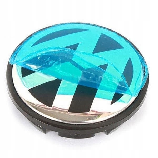 4-pak - Volkswagen VW Centerkapsler / Fælgemblemer - Bilsølv 56 mm