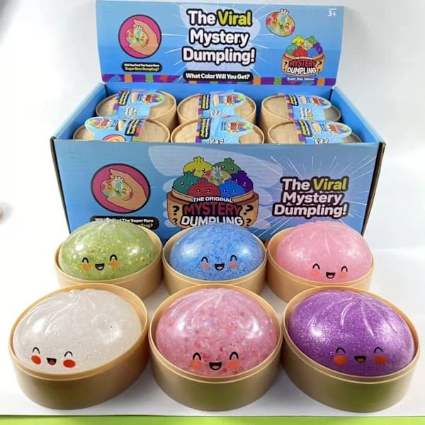 The Original Mystery Dumpling Galaxy Edition | Viral Squishy Fidget Toy Blind Box