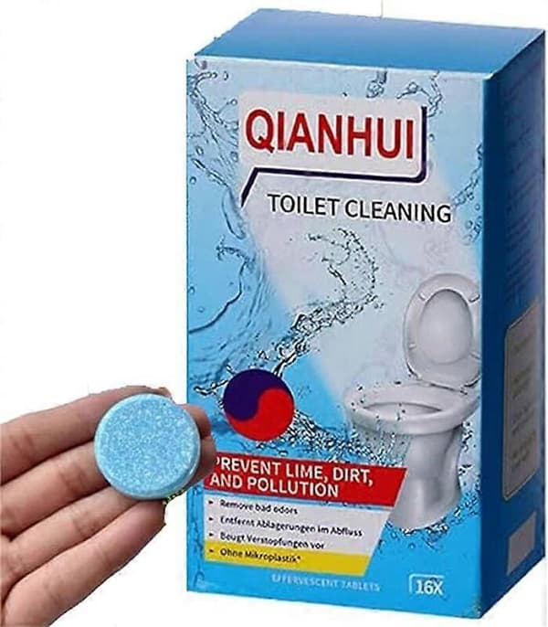 WC-istuimen puhdistustabletit sitruunan tuoksulla - Qianhui-kylpyhuonepuhdistus