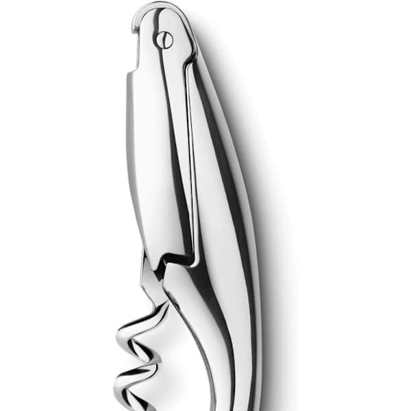 George Jensen GJ 081031 proptrækker - Vinåbner i rustfrit stål, 15,7x7,7x2,8cm