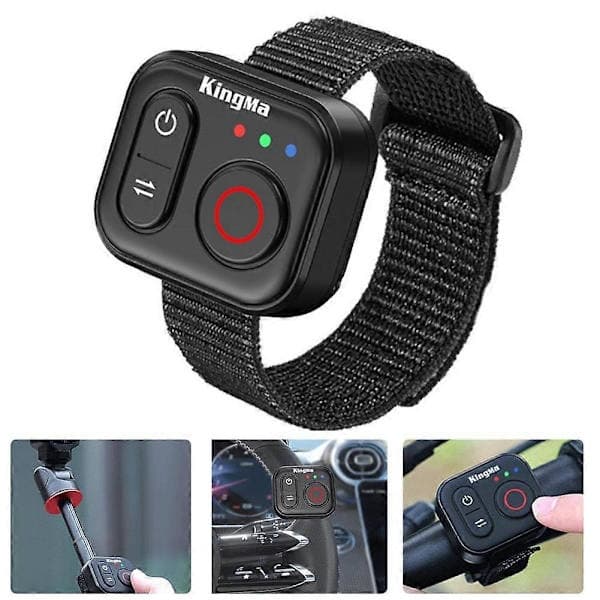 DJI Action Camera Bluetooth fjärrkontroll - KingMa trådlöst slutartillbehör för Osmo Action 6 & 360