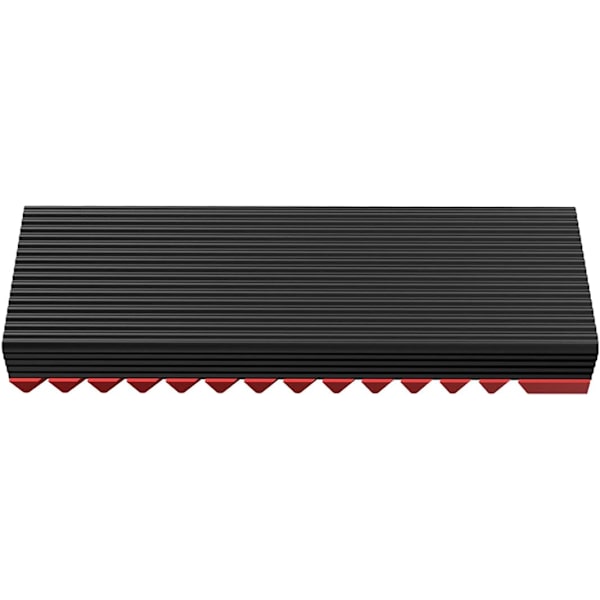 SSD Køler Aluminium M.2 Køleplade med Silikone Termisk Pad til PC/PS5 (Rød)