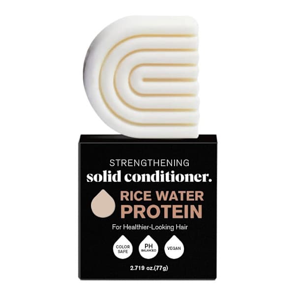 Styrkende sjampo og balsam med risvannproteinUU Black black 77g