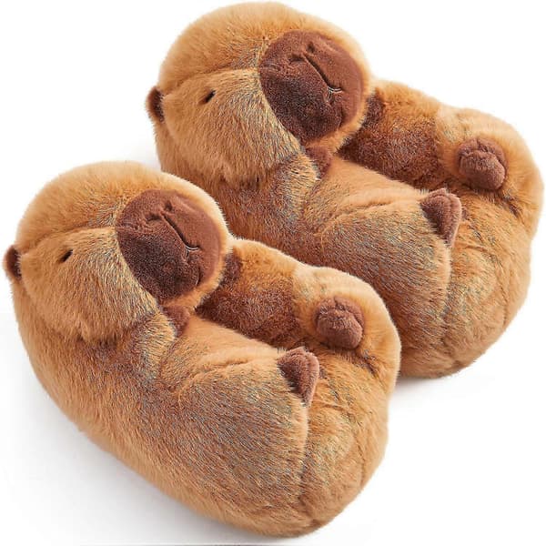 Capybara Hjemmesko Søde Capybara Plys Hjemmesko Varme Capybara Sko til Fødderne