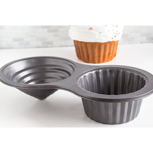 Fantastisk isvaffel cupcake sæbeform bageform 8-hulrum bakke