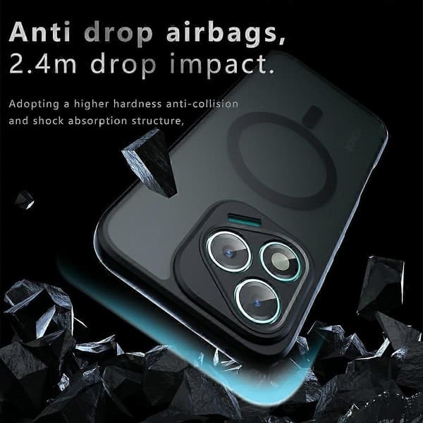 Fodral för Honor 400 Lite 5G Kompatibel med MagSafe TPU+PC Matt Telefonskydd