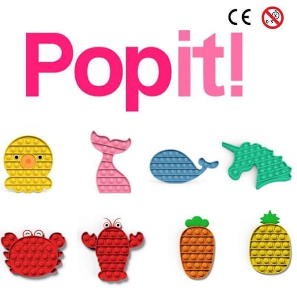 Popit Fidget Pop It - CE-hyväksytty 8 mallia Model 6