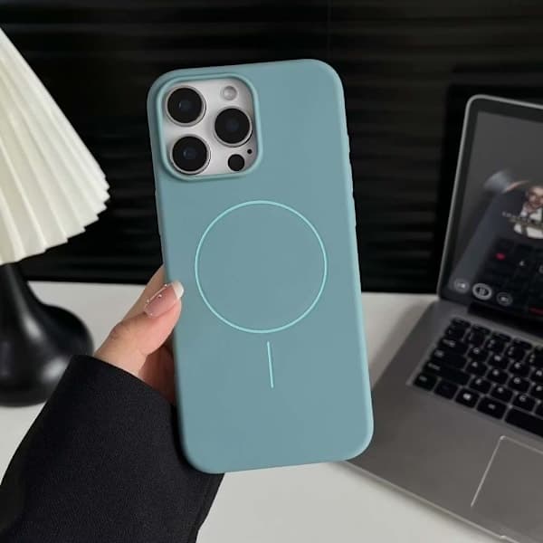 iPhone 16 Pro MAX Cover - Magsafe - Ekstra Stødsikkert Ekstra Kamerabeskyttelse Lyseblå Ljusblå