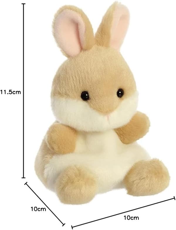 Kanin kosedyr, 5 tommer, Beige, Brun