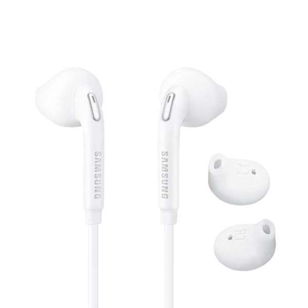 Samsung Fit Headset - Originale hvide hovedtelefoner, behagelig pasform