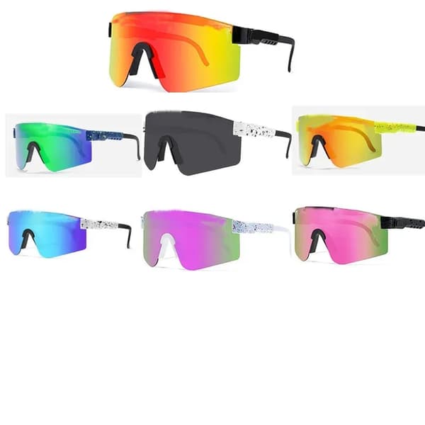 Twooo 1147 Vipers Solbriller Designer Oversized Sykkelsolbriller Menn Utendørs Sportssolbriller