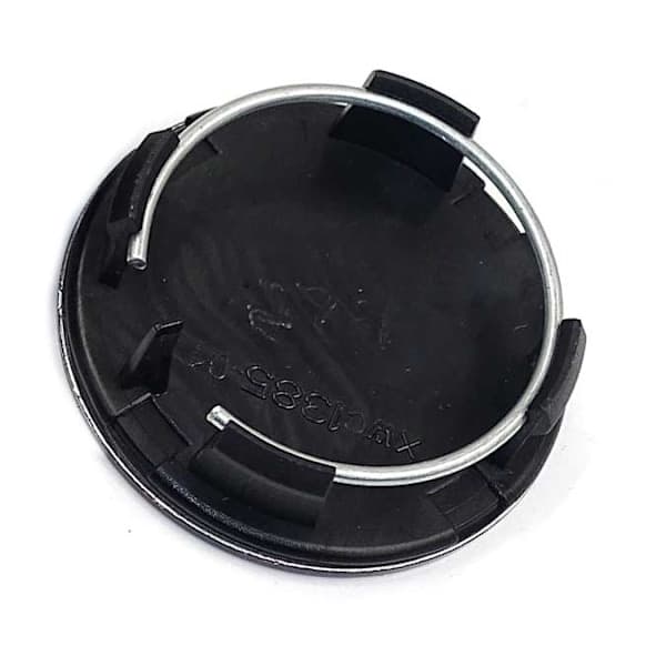 4-pak Tesla hjulkapsler, navkapsler emblem 77mm, sort røde biltilbehør Silver