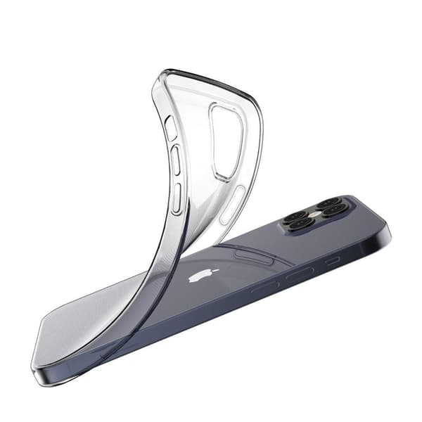 iPhone 13 - Silikon TPU-deksel - Slankt transparent Transparent
