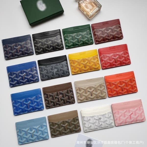 Goyar Houndstooth kortholder til mænd og kvinder, kortholder, Gaoya kortholder