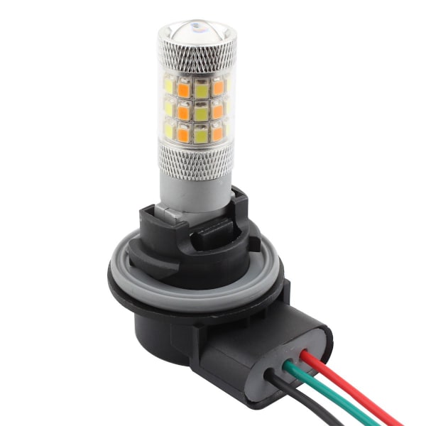 3157 T25 Glödlampssocklar Hona Adapter för Bilglödlampor Bromsljus (2-pack) 2 Flikar