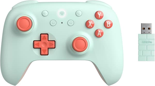 Trådløs controller til Windows PC og Android, med 1000Hz polling rate, Hall Effect joysticks og Hall Triggers, og omprogrammerbare L4/R4 bumpers (Mint)