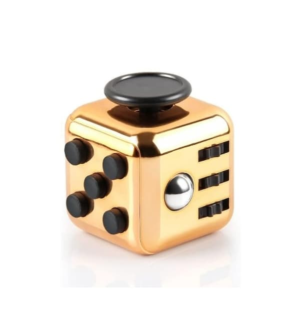 st. Guld Anti-Stress Fidget Leksak Kub Anti Stress Leksak Dekompression
