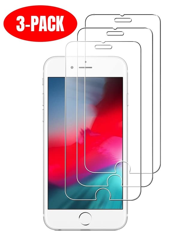3kpl karkaistu lasi iPhone 7/8/SE (2020/2022) näytönsuoja läpinäkyvä 60