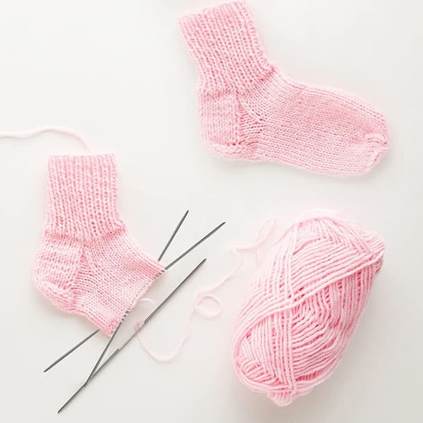 3 st rundstickor, flexibla rundstickor i rostfritt stål, DIY sticktillbehör, 3 st