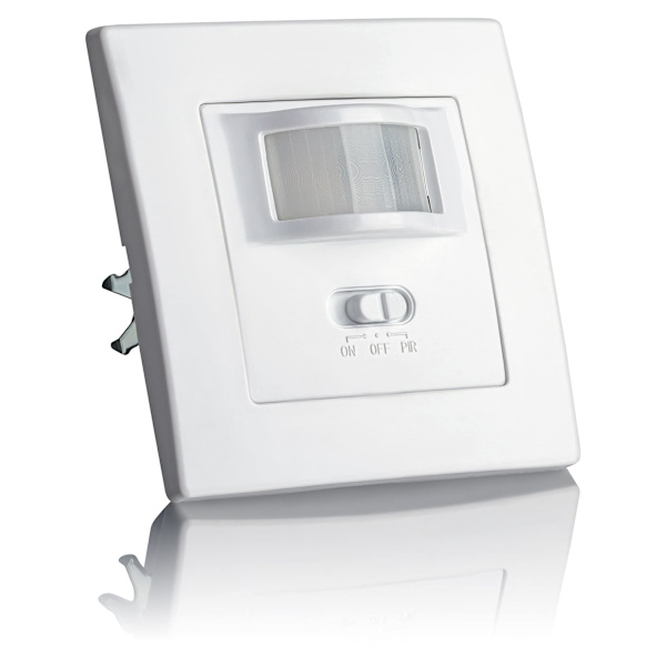 Inomhus Rörelsedetektor, Infälld Väggmontering, Anpassad LED, Infraröd Sensor, Programmerbar, Räckvidd 9m/160°, 3 Trådar