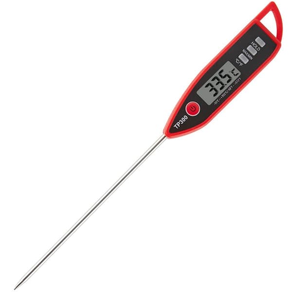 Matlagningstermometer för Kött, Termometer för Bakning, Stekning, Matlagning Bärbar Mattermometer, Röd (Röd)