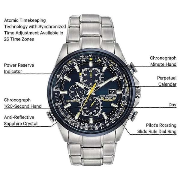 Citizen Herrklocka Eco-drive Promaster Skyhawk At Blue Angels 45mm 2025 Blå blue